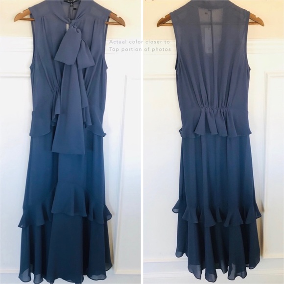 Multi-Tired Ruffled Twirly Bell Dress - Picture 5 of 9